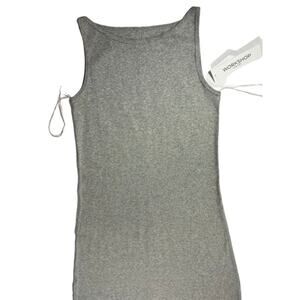 NWT "NEW" Workshop Dresses Sleeveless Gray Dress Size XS Cotton